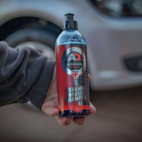 ceramic infused car shampoo bottle