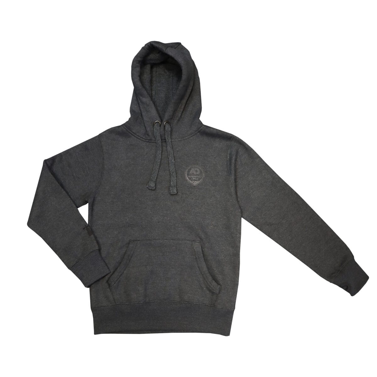 dark grey zip hoodie